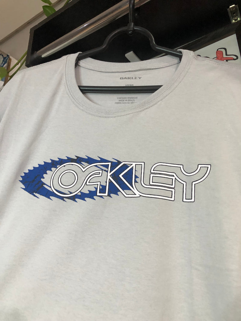 CAMISETA CUSTOM -  STATIC LETREIRO - CINZA