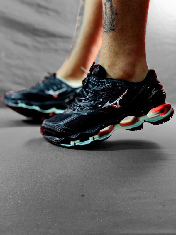 Mizuno wave prophecy 8 - Preto c/ Verde