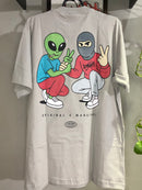 CAMISETA CHRONIC  - ALIEN - CINZA