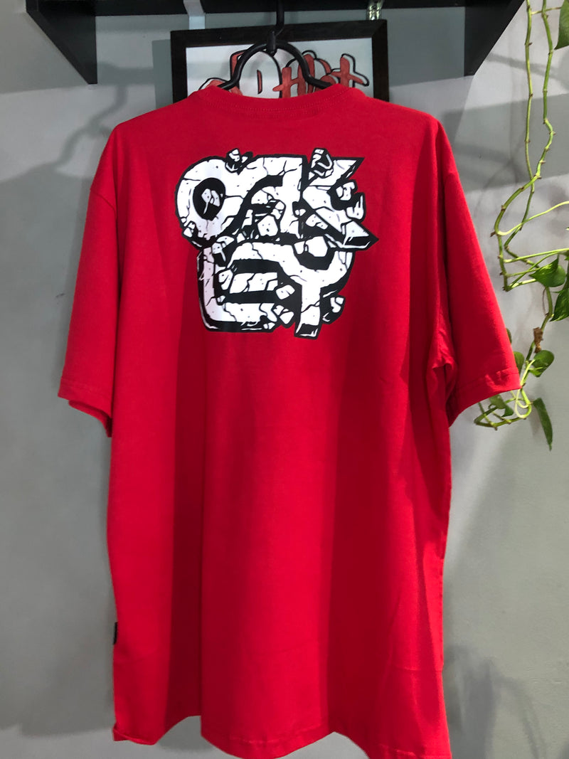 CAMISETA CUSTOM - PEDREGULHO - VERMELHO