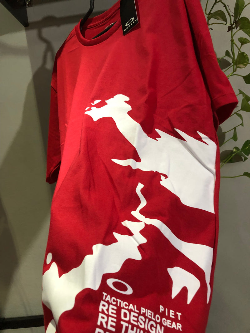 CAMISETA CUSTOM - SKULL PIET - VERMELHA