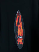 CAMISETA CUSTOM - SURF FIRE - PRETA