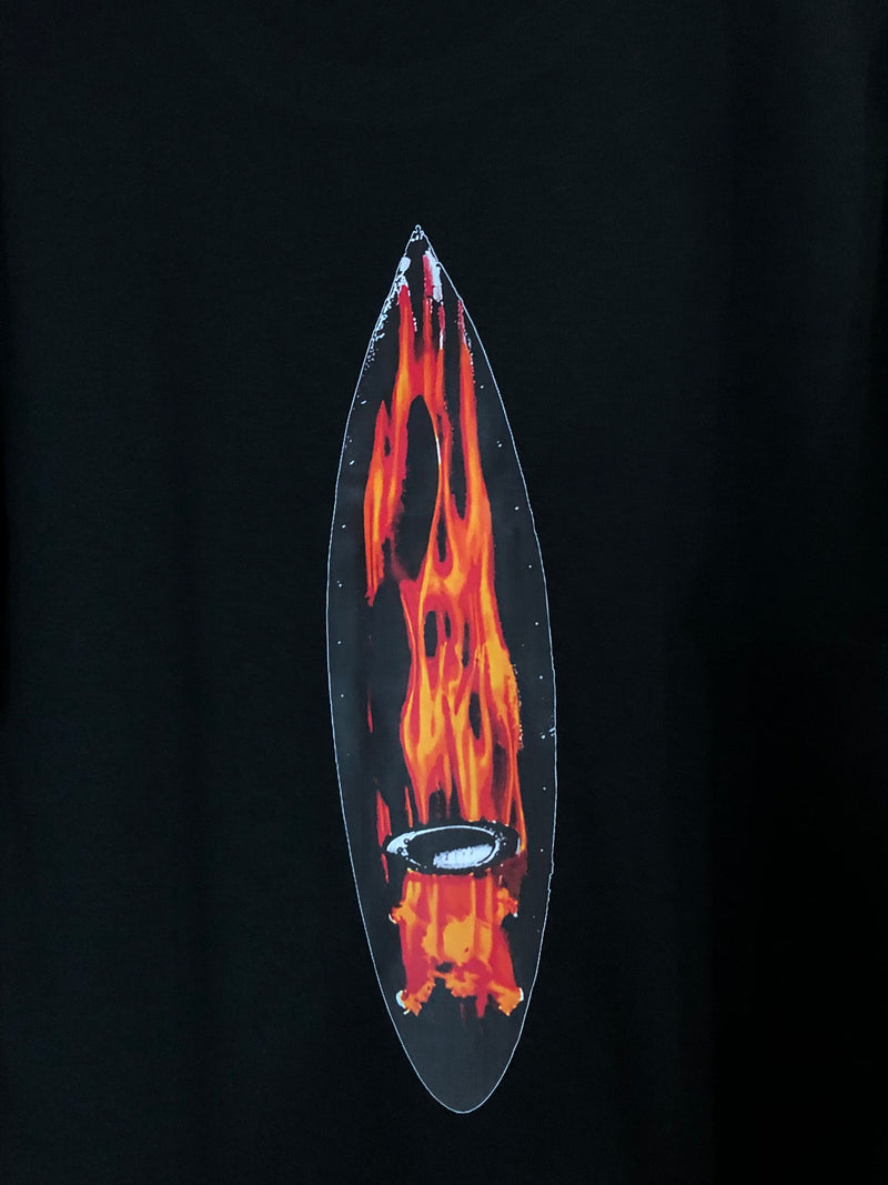 CAMISETA CUSTOM - SURF FIRE - PRETA