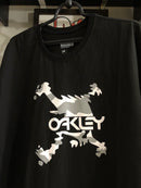 CAMISETA CUSTOM - SKULL CAMUFLADO  - PRETA