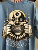 CAMISETA TRIP SIDE OVERSIZED - YIN YANG - AZUL ROYAL