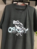 CAMISETA CUSTOM - NEW FROG METALIC - CINZA