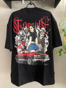 CAMISETA TRIP SIDE OVERSIZED - 1977 - PRETA