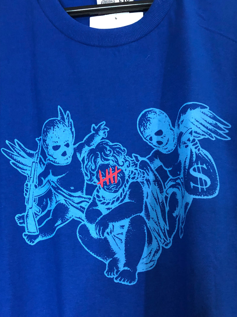 CAMISETA CHRONIC - ANJOS MANO FLER - AZUL