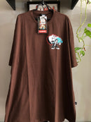 CAMISETA CHRONIC - GRAFITE - MARROM - PLUS SIZE