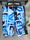 BERMUDA QUIKSILVER EDITION - LETREIRO AZUL