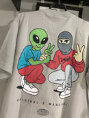 CAMISETA CHRONIC  - ALIEN - CINZA