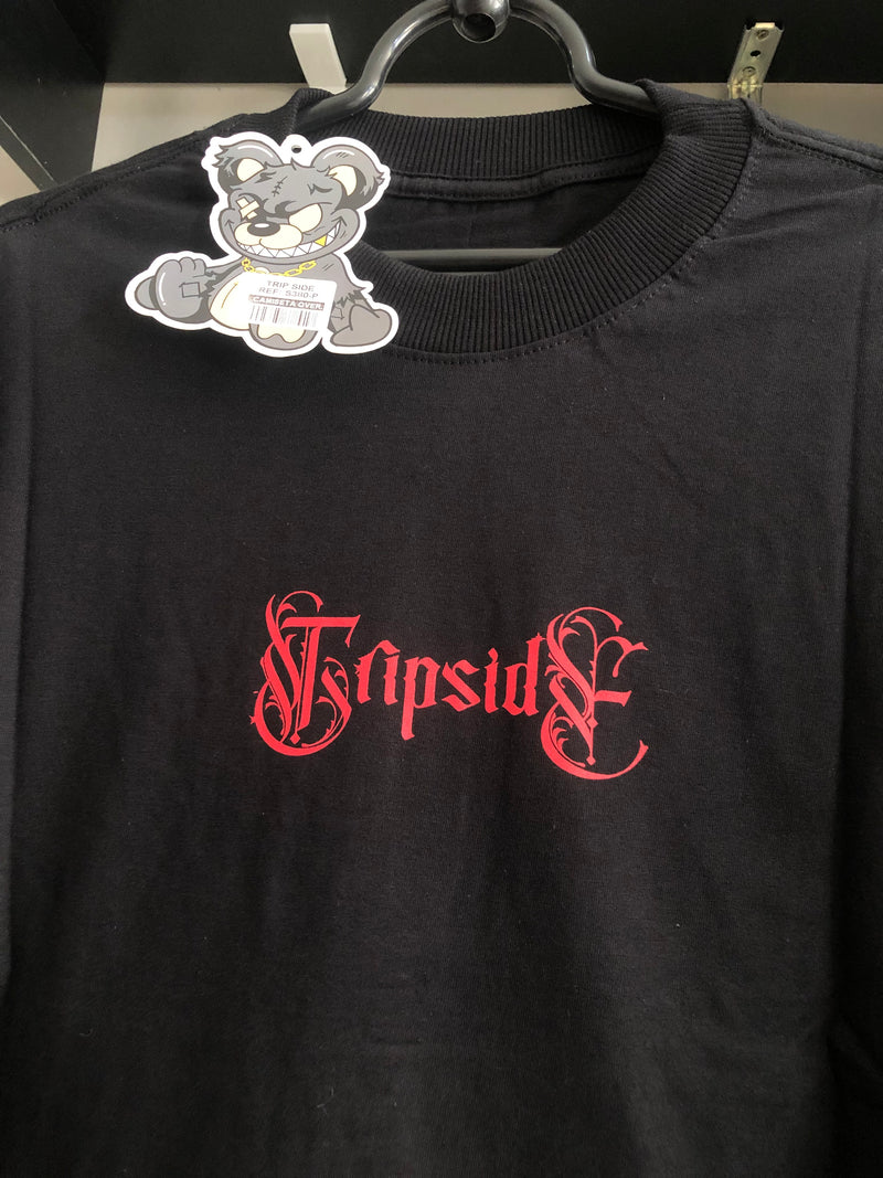 CAMISETA TRIP SIDE OVERSIZED - 1977 - PRETA