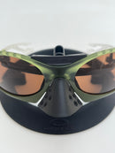 PLANTARIS OAKLEY - GREEN MATTE | LENTE MARROM POLARIZADA  (COMPRE UM ÓCULOS E ESCOLHA O SEGUNDO GRÁTIS)