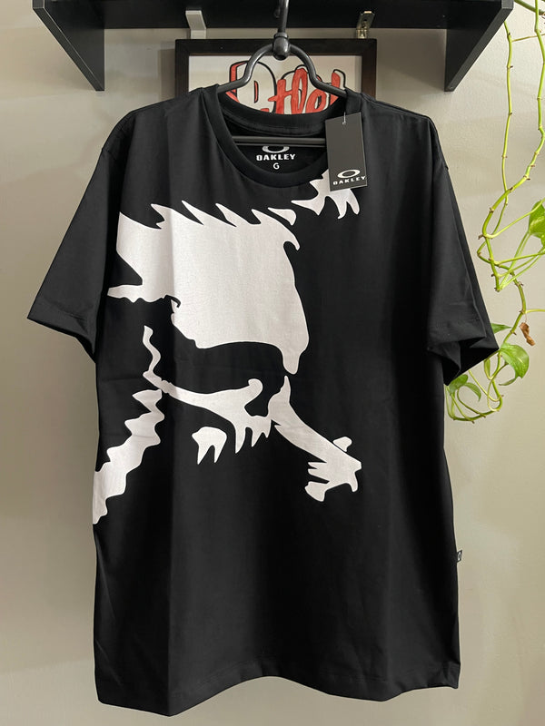 CAMISETA CUSTOM - SKULL LATERA - PRETA