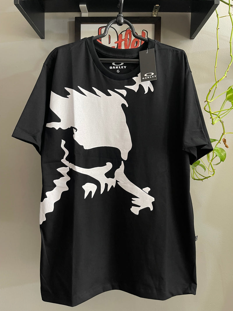 CAMISETA CUSTOM - SKULL LATERA - PRETA