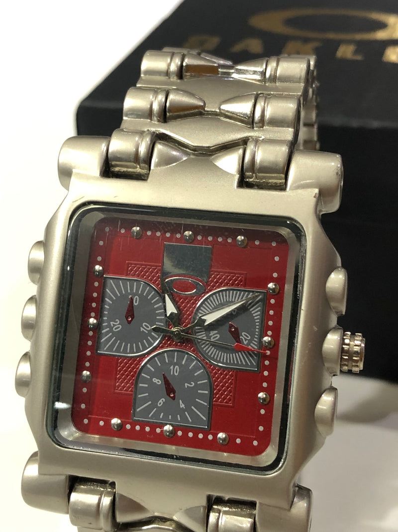 Relógio Oakley Minute Machine - Vermelho