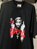 CAMISETA CHRONIC - TUPAC FRENTE - PRETA