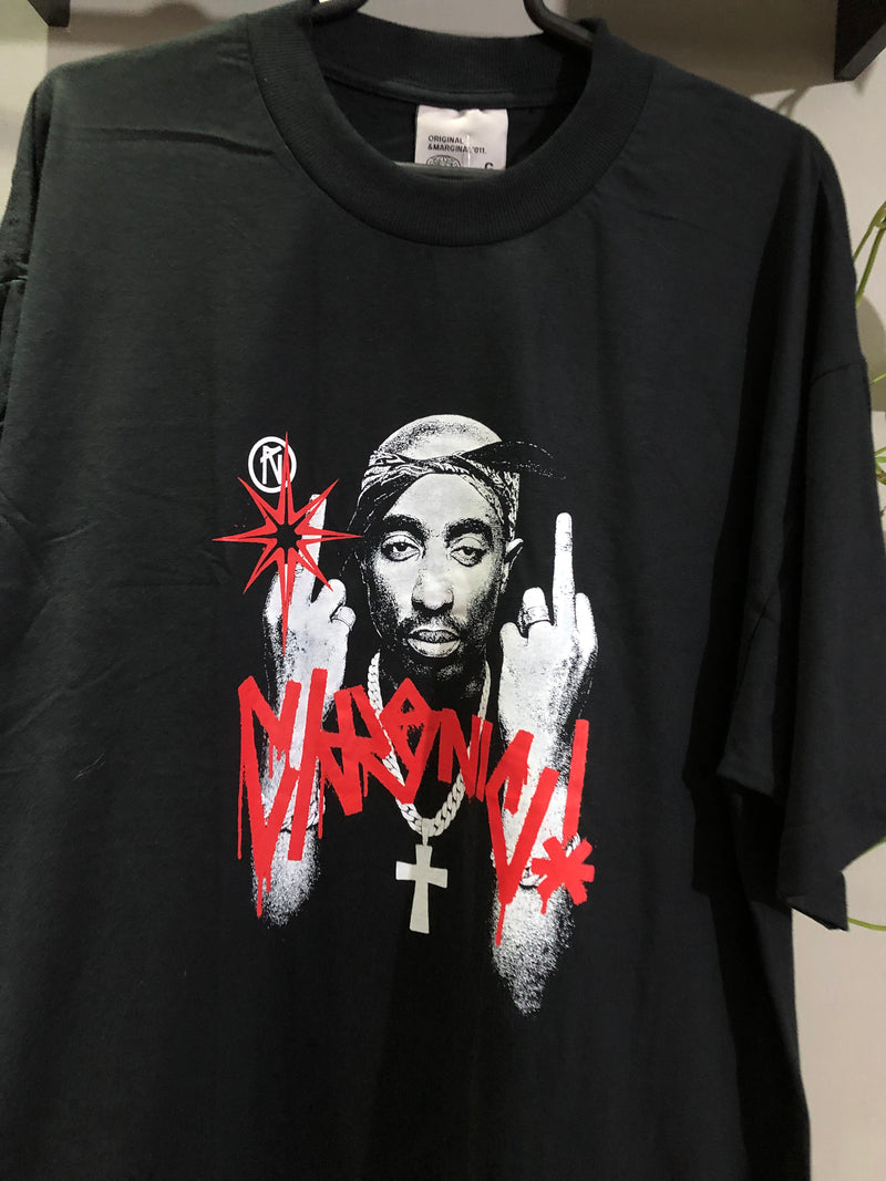 CAMISETA CHRONIC - TUPAC FRENTE - PRETA