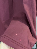 CAMISETA CUSTOM - QUIK LETREIRO - VINHO C/ DETALHE