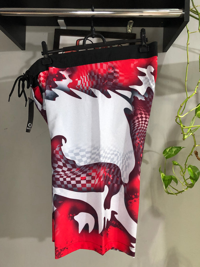 BERMUDA EDITION - SKULL QUADRICULADA - VERMELHA