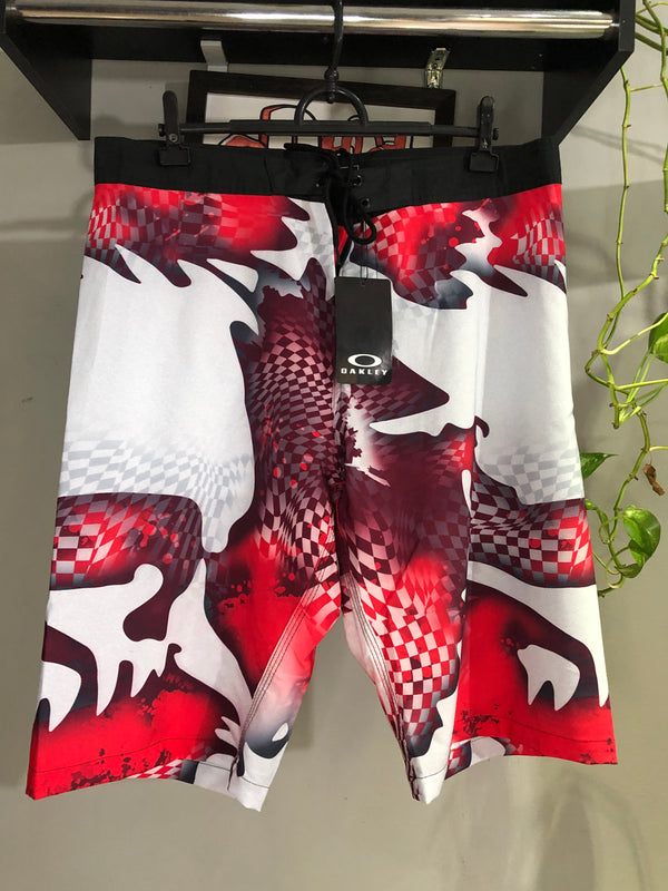 BERMUDA EDITION - SKULL QUADRICULADA - VERMELHA