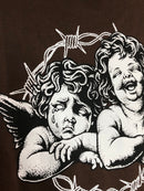 CAMISETA CHRONIC - DIA DE NADA VESPERA DE MUITO  - MARROM