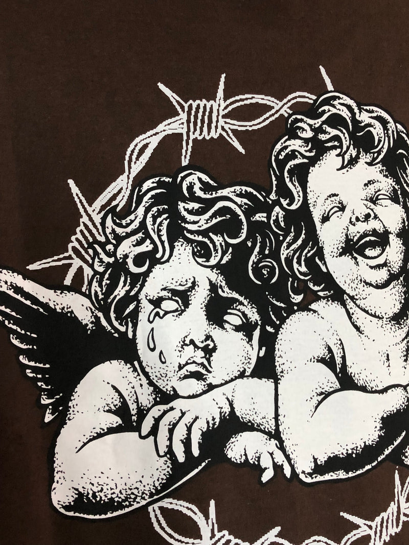 CAMISETA CHRONIC - DIA DE NADA VESPERA DE MUITO  - MARROM