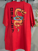 CAMISETA CUSTOM - DRAGON TATTOO - VERMELHA