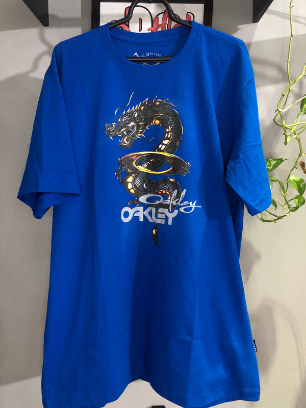 CAMISETA CUSTOM - DRAGON - AZUL
