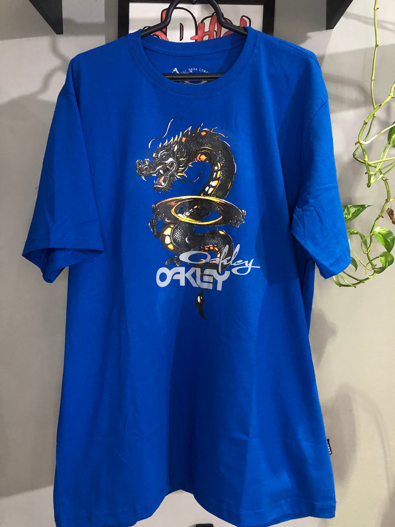 CAMISETA CUSTOM - DRAGON - AZUL