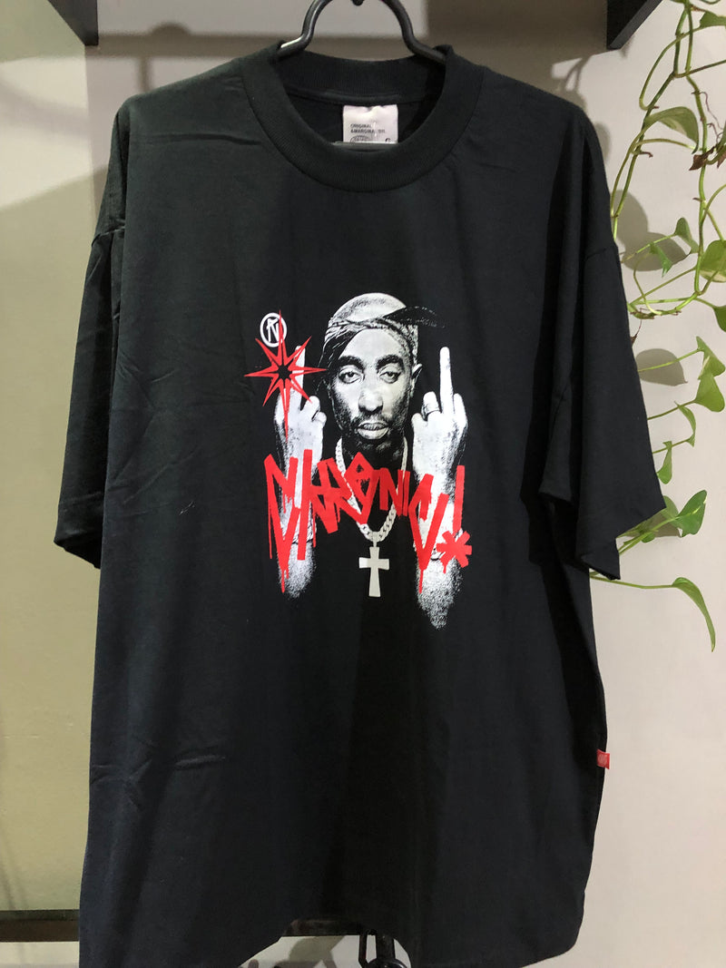CAMISETA CHRONIC - TUPAC FRENTE - PRETA