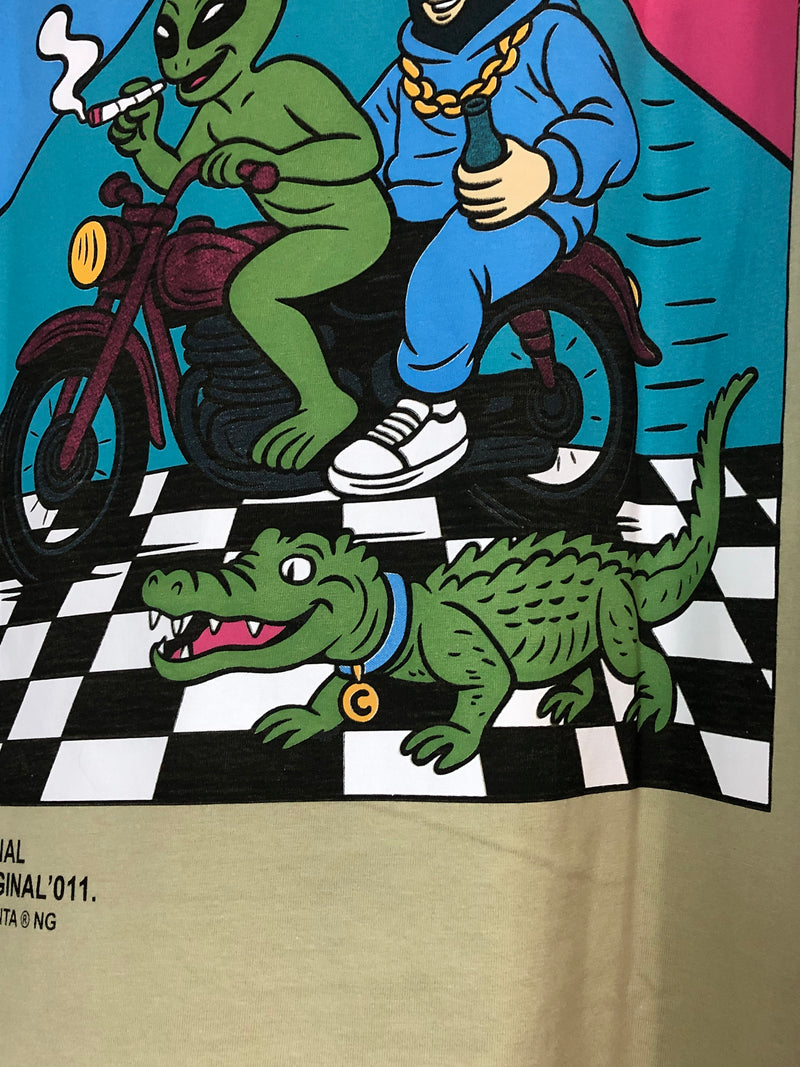 CAMISETA CHRONIC - ET MOTO - VERDE