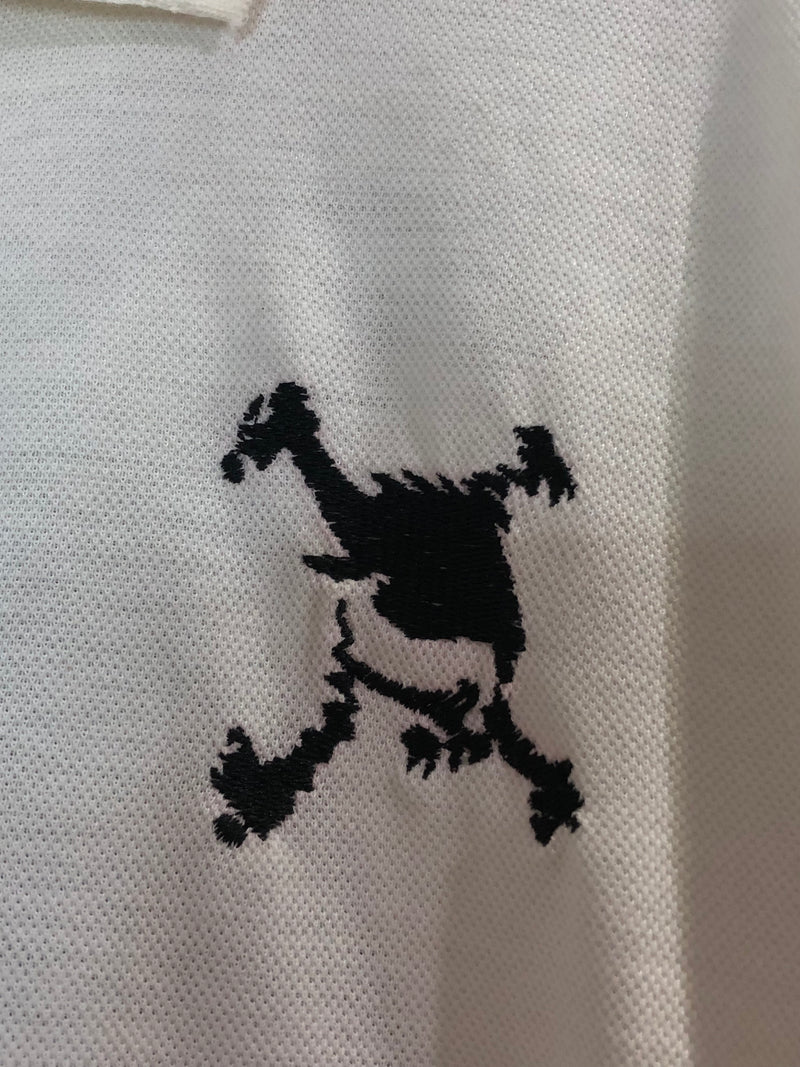 CAMISETA POLO CUSTOM - SKULL OFF WHITE