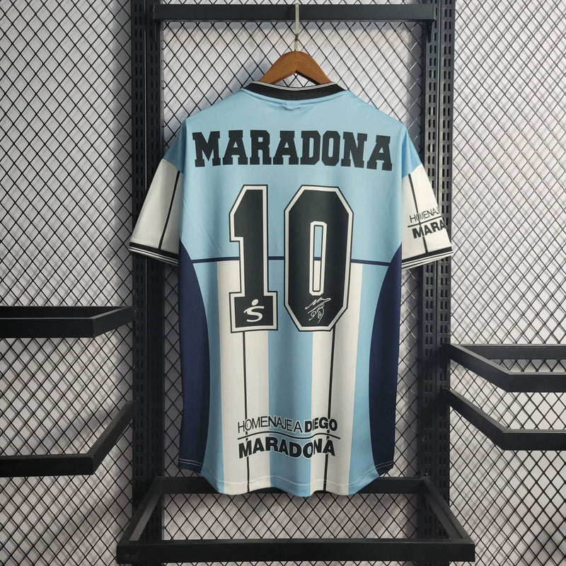 Camiseta Retro Argentina Edição Comemorativa Maradona - OutletR8