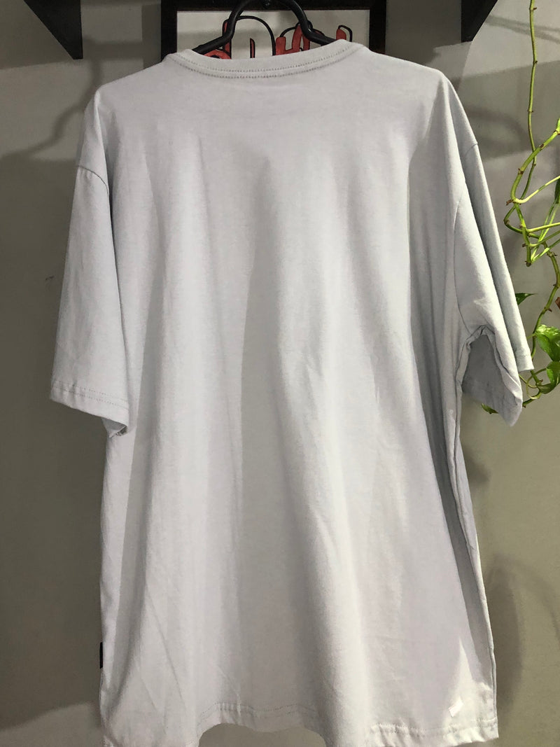 CAMISETA CUSTOM - NEW FROG METALIC - CINZA