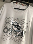 CAMISETA CUSTOM - NEW FROG METALIC - CINZA