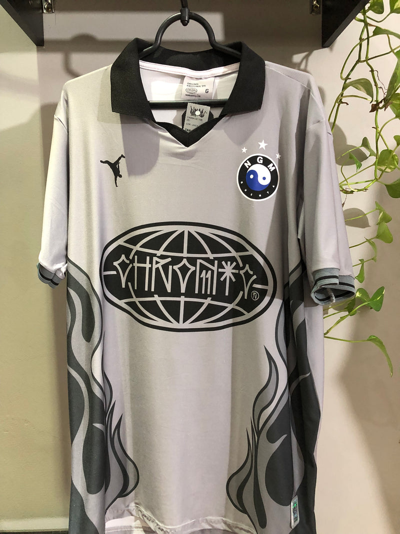 CAMISETA DE TIME CHRONIC - FLAME - CINZA