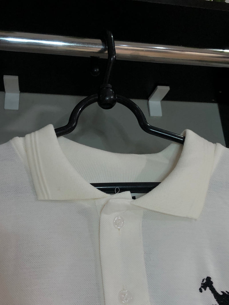 CAMISETA POLO CUSTOM - SKULL OFF WHITE