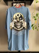 CAMISETA TRIP SIDE OVERSIZED - YIN YANG - AZUL ROYAL
