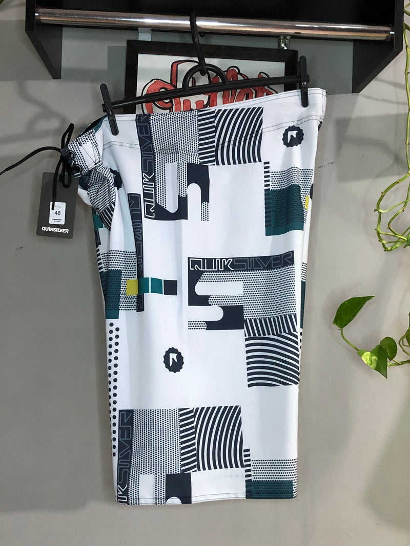 BERMUDA QUIKSILVER EDITION - BRANCA C VERDE