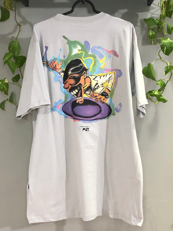 CAMISETA CUSTOM - MAD SCIENCE X PIET CINZA