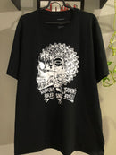 CAMISETA CUSTOM - CRANIO  - PRETA