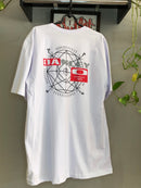 CAMISETA CUSTOM - GALAXIA - BRANCA