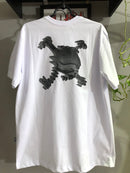 CAMISETA CUSTOM - SKULL 3D - BRANCA