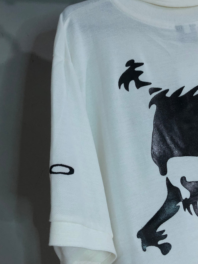 CAMISETA POLO CUSTOM - SKULL OFF WHITE