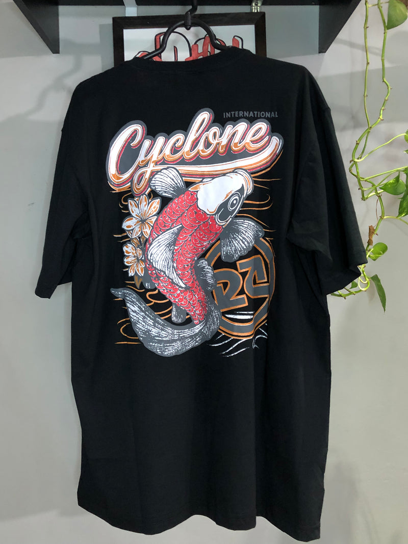 CAMISETA CYCLONE - CARPA  - PRETA