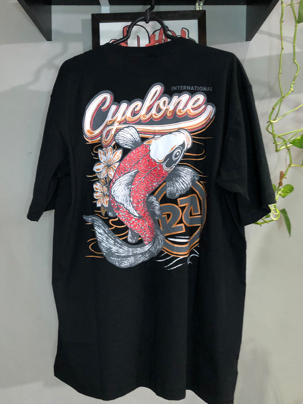 CAMISETA CYCLONE - CARPA  - PRETA