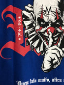 CAMISETA CHRONIC - QUEM FALA MUITO ATIRA SEM MIRA - AZUL