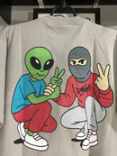 CAMISETA CHRONIC  - ALIEN - CINZA