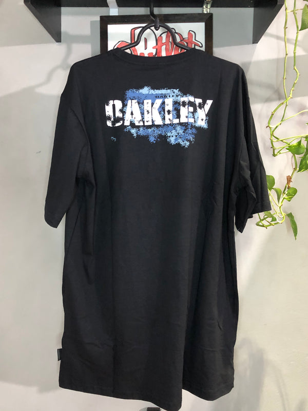 CAMISETA CUSTOM - SKULL LETREIRO EMBORRACHADO  - PRETO